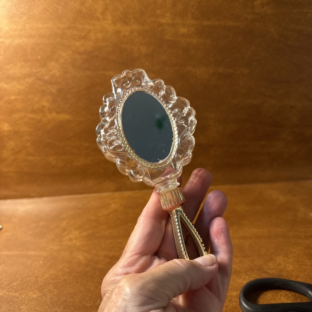 Vintage Avon Looking Mirror Glass Perfume /Cologne Container 1.5oz - Picture 3 of 5